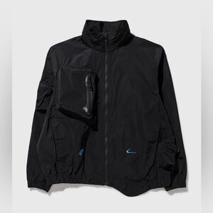 Nike OFF WHITE Black Windbreaker Jacket Size L